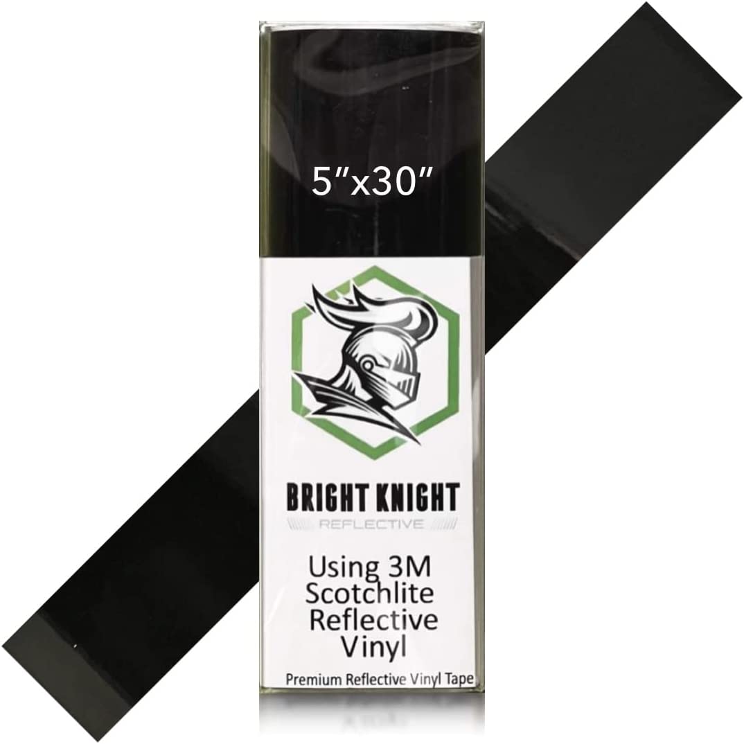5x30 Reflective Tape Helmet Stickers | Made with 3M