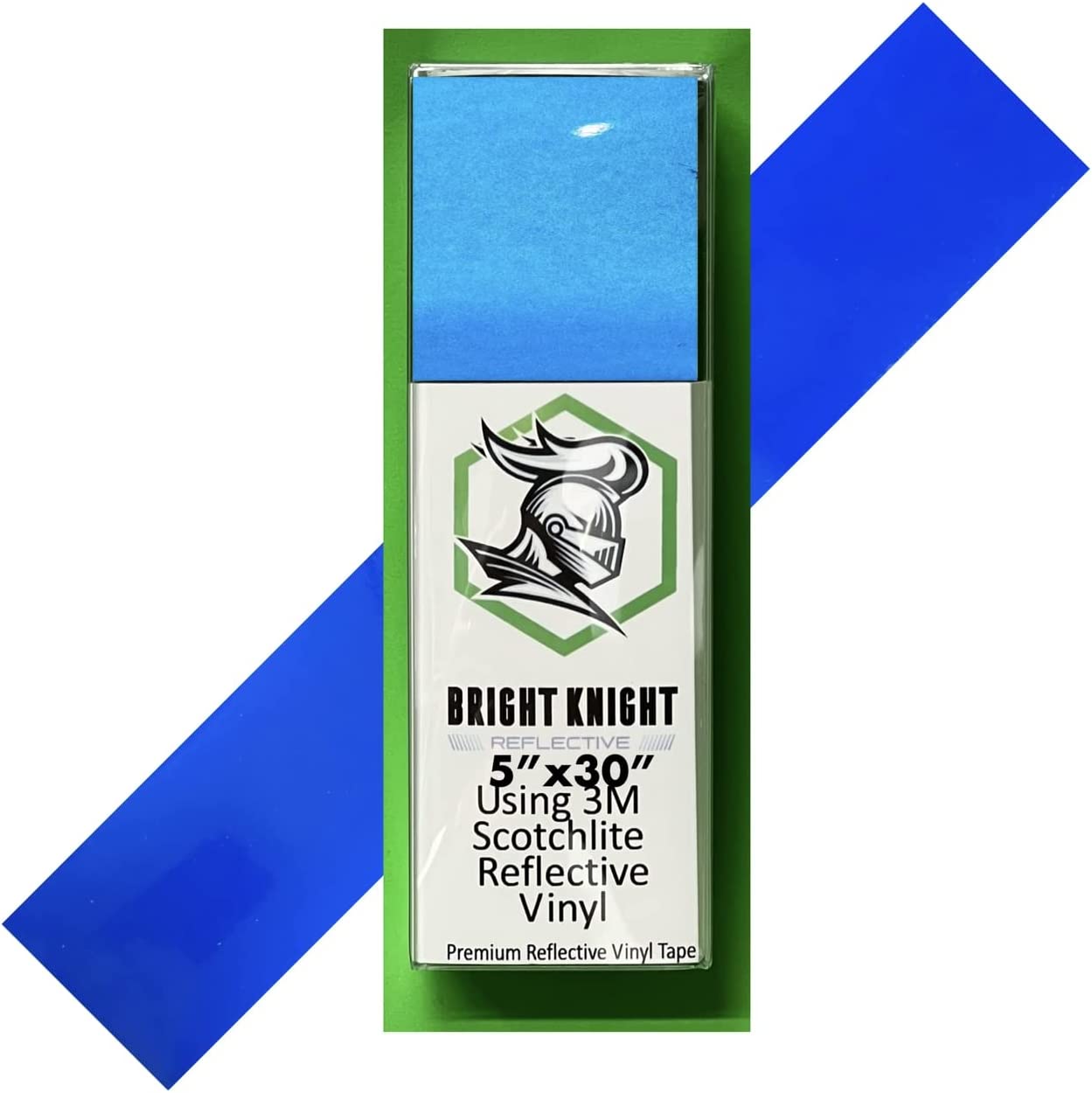 5x30 Reflective Tape Helmet Stickers | Made with 3M