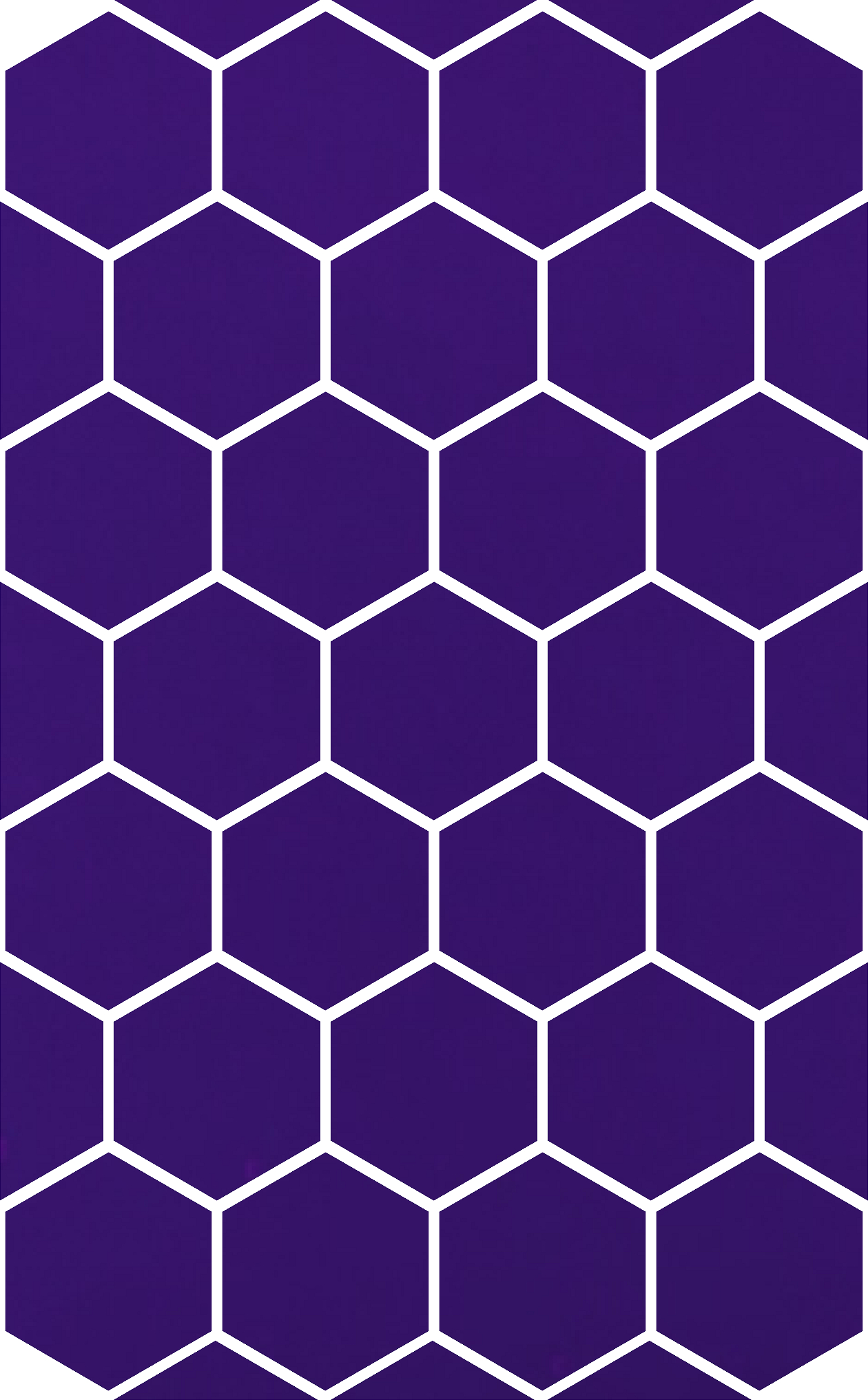 Large Reflective 1" Hexagon Set