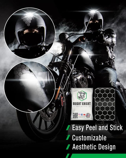 Large Reflective 1" Hexagon Set