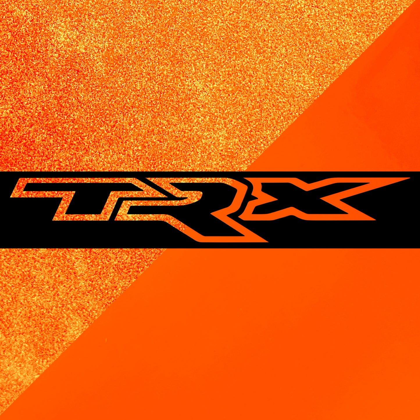 Ram TRX Reflective Bedside Decals, 36" long x 5 1/8" tall