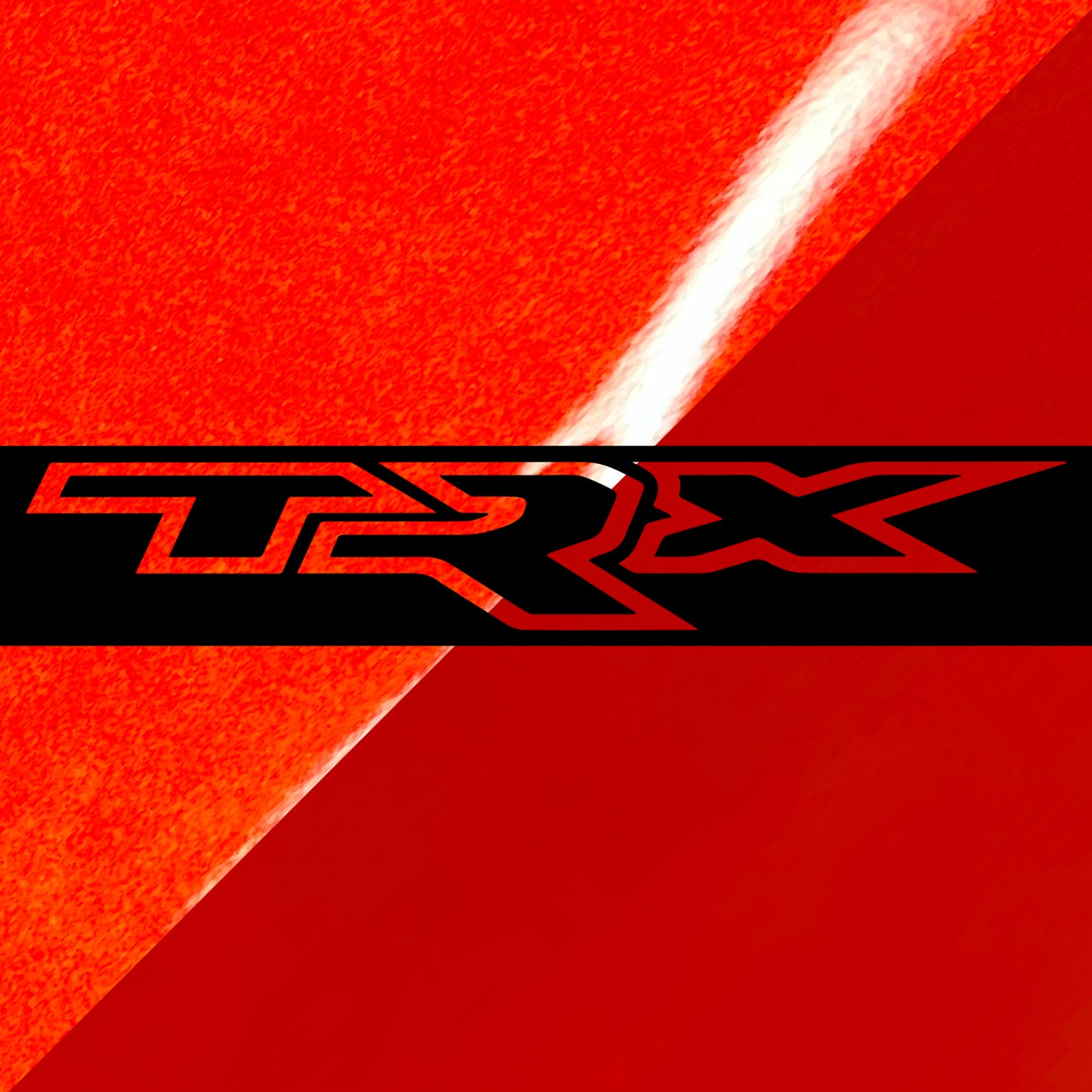 Ram TRX Reflective Bedside Decals, 36" long x 5 1/8" tall