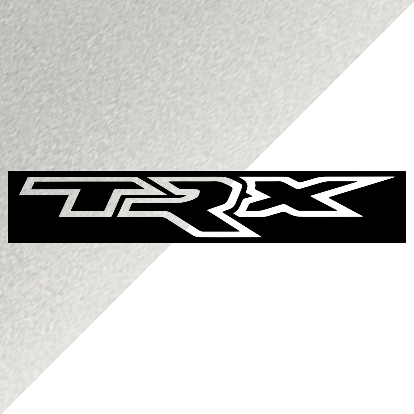 Ram TRX Reflective Bedside Decals, 36" long x 5 1/8" tall